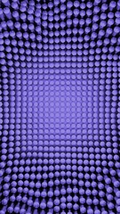 Aufkleber - Purple and blue background. Design. A small constructor of small parts made in computer graphics and fluttering in different directions.