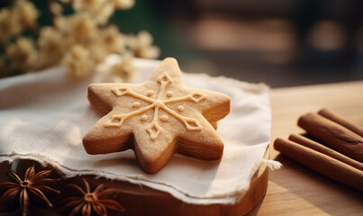 Wall Mural - christmas gingerbread cookies