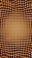 Fototapete - Orange squares. Design. Scattered square made in computer graphics that are scattered all over the footages.