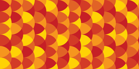 Fototapete - Abstract geometric pattern background, abstract pattern background with retro color theme,abstract circle pattern.