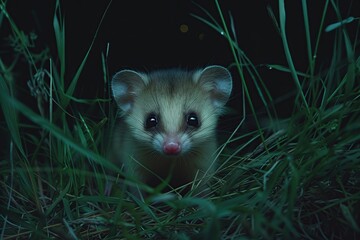 Canvas Print - A Tiny Creature in the Night