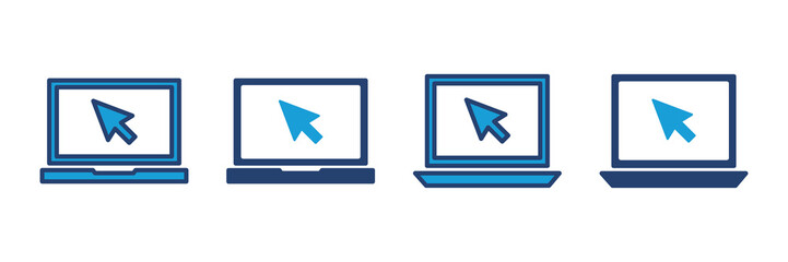 Poster - Laptop icon vector. computer icon vector