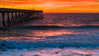 © Mark Snead - Waves, pier and sunrise