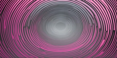 Wall Mural - abstract vector concentric circles with grey to pink gradient background