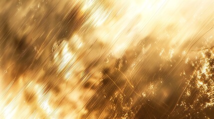 Shiny gold background with a textured surface.