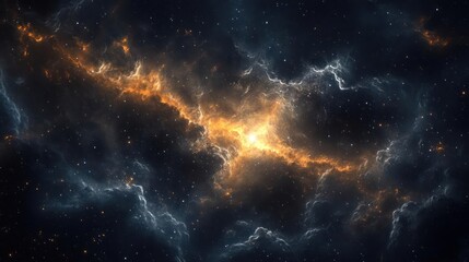 Wall Mural - captures the breathtaking expanse of a nebula,