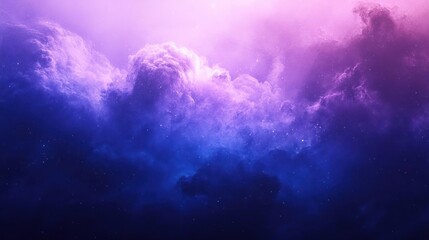 Wall Mural - A surreal image of a nebula with celestial bodies and cosmic clouds, evoking the mysteries of space.
