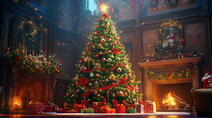 Beautiful Christmas tree