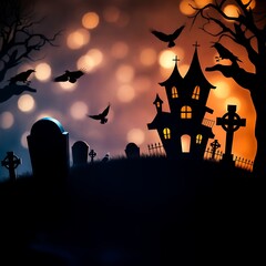 Wall Mural - Halloween background