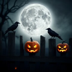 Wall Mural - Halloween background