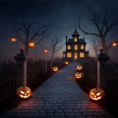 Wall Mural - Halloween background