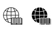 © Irfan_setiawan - Globe with a book, illustration of global education and network icon vector