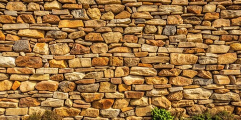 Wall Mural - Nature stone wall background with rough texture perfect for rustic design projects