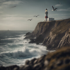 lighthouse on the coast