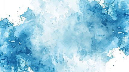 Wall Mural - Abstract Blue Watercolor Background