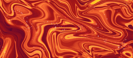 Wall Mural - red and orange marble pattern texture abstract background