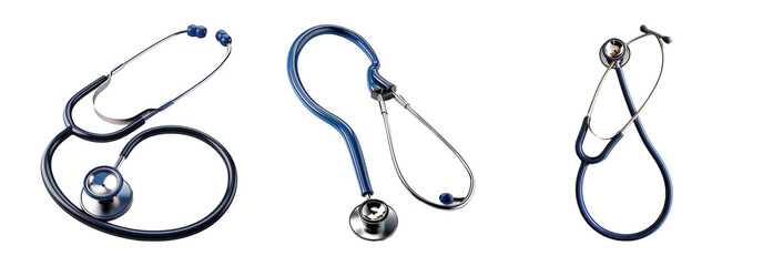 Stethoscopes PNG Isolated on Transparent Background
