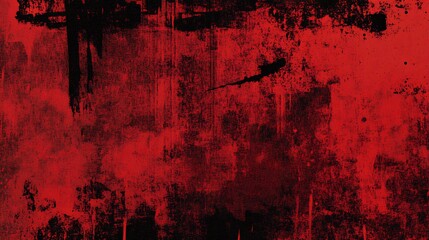 Wall Mural - Abstract Red and Black Textured Background