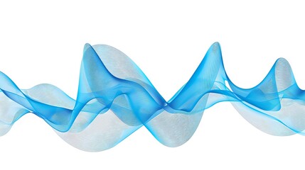 Poster - Abstract Blue Wave Abstract Design