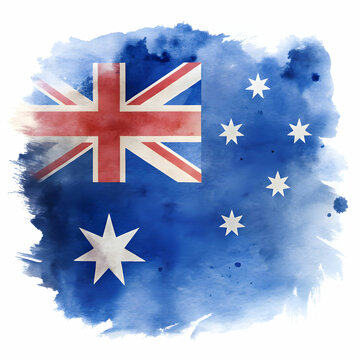 Australia flag hot ballon isolated