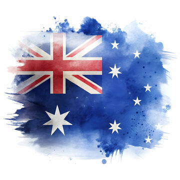 Australia flag hot ballon isolated