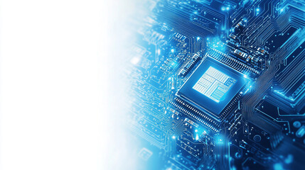 Computer motherboards and circuit boards. Abstract circuit board with a lot of micro chips. Main microchip on the motherboard. Tech science background. Semiconductor and circuit board. Circuit board 