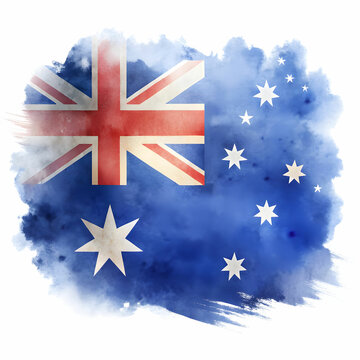 Australia flag hot ballon isolated