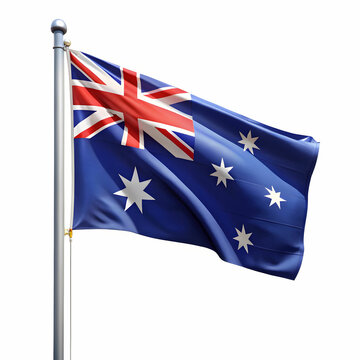 Australia flag hot ballon isolated