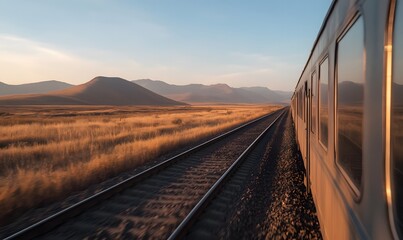 The scenery outside the train window, Generative AI