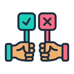 Sticker - Debate Icon