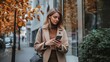 © Togrul - Checking emails on phone while traveling