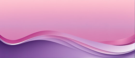 Wall Mural - Wave gradient Lavender to Dusty Rose background