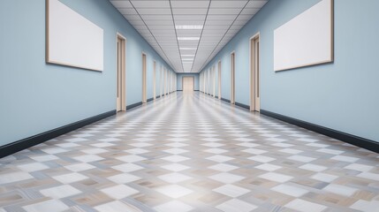 Poster - Empty Hallway.