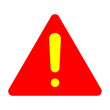 © Muhammad Rizwan - Warning Sign Vector Flat Icon Design