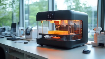 3D printer, modern printing machine