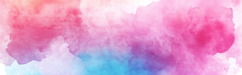 Aufkleber - Colorful watercolor background in vibrant 3D cartoon rendering