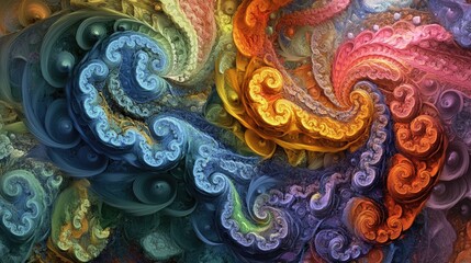 Poster - Fractal application generated computer imagery