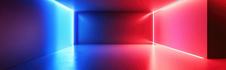 Poster - Elegant minimalist geometric background 3D illustration 3D rendering