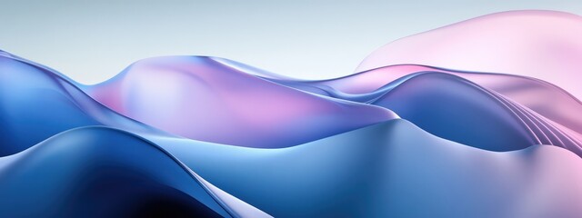 Aufkleber - Stunning minimalist abstract backdrop 3D illustration 3D rendering