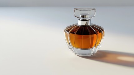 Poster - Perfume bottle on a white background with 3D rendering