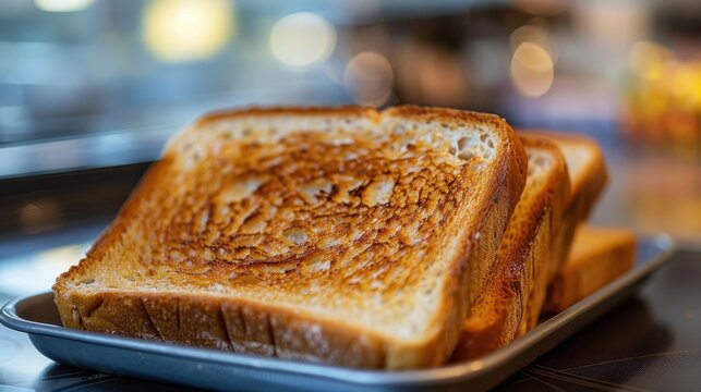 Toaster: A compact appliance for toasting bread, bagels, and English muffins, featuring adjustable browning settings and a pop-up function for easy removal.
