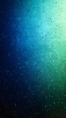 Sticker - Abstract blue and green glitter background texture.