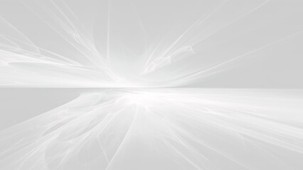 Poster - Abstract White Futuristic Background