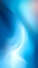 Wall Mural - Abstract blue background with white and blue wavy lines.