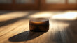 © Xingguo - Commercial product photo of a skincare cream jar, captured with warm lighting on a wooden surface, conveying a natural and premium feel.