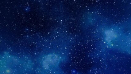 Wall Mural - intergalactic travel through neon glowing clusters of stars and galaxies to the far reaches of the u