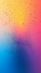 Wall Mural - Abstract blue, pink, and yellow background with splattered paint effect.