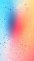 Sticker - Abstract colorful background with speckles of blue, purple, pink, and yellow.