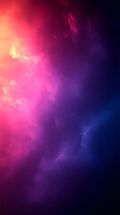 Poster - Abstract colorful background with vibrant pink, red, and blue hues.