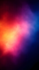 Sticker - Abstract colorful gradient background with soft blurred colors.